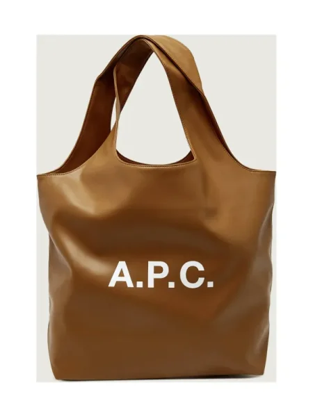 A.P.C Geantă shopper Ninon maro