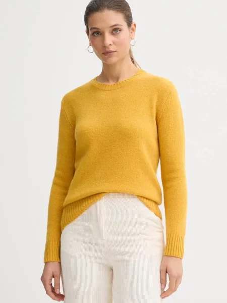 United Colors of Benetton pulover de lana galben
