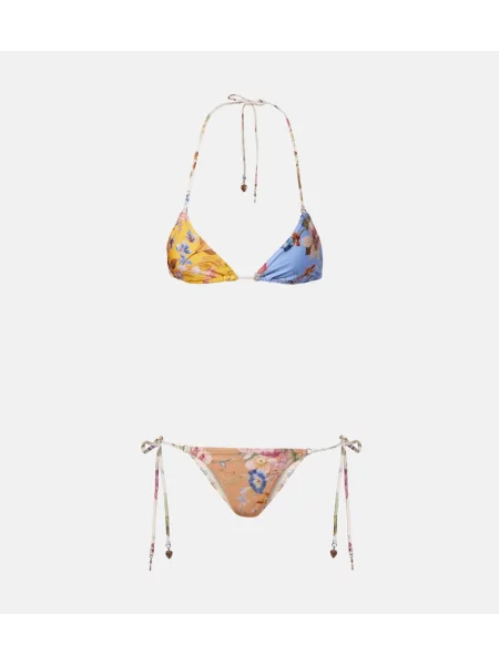 Bikini Zimmermann s cvetličnim vzorcem