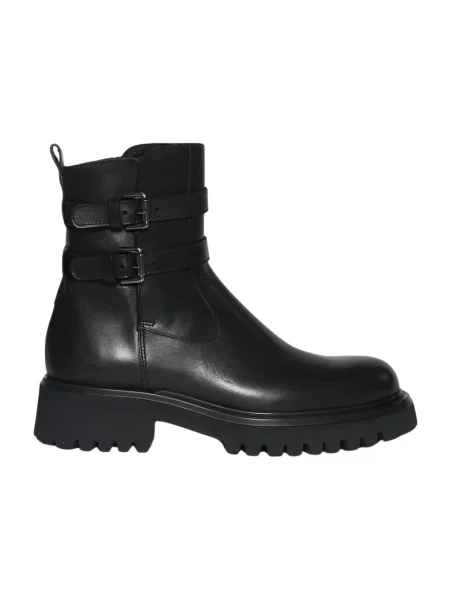 Buty do kostki Guglielmo Rotta skórzane czarne