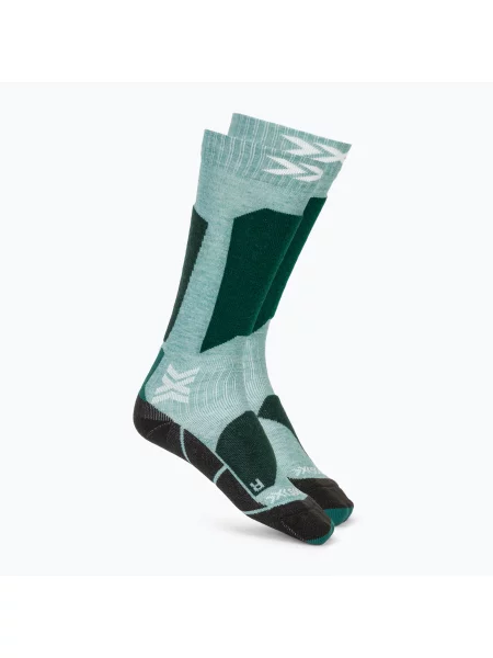 Șosete de schi pentru copii X-Socks Ski Discover Otc sage green/english lawn verde