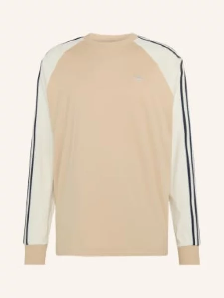 Adidas Originals Koszulka Z Długim Rękawem Britcore Long Sleeve Cali beige biały