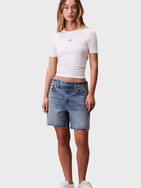 Футболка Calvin Klein Jeans з модала біла