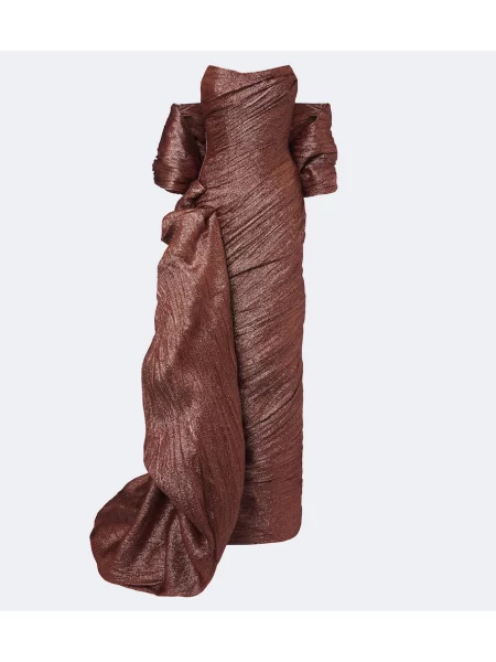 Rochie Marmar Halim portocaliu