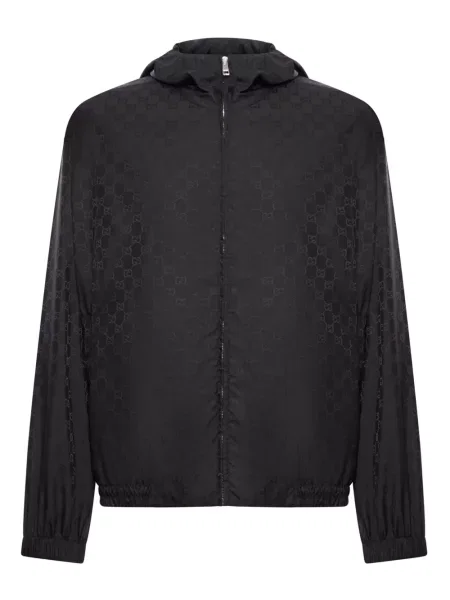 Bunda Gucci s kapucí černá