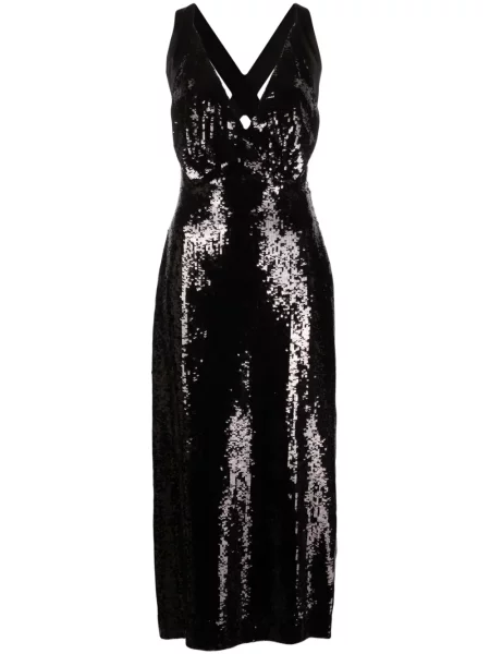 Rochie midi Khaite până la genunchi de costum negru