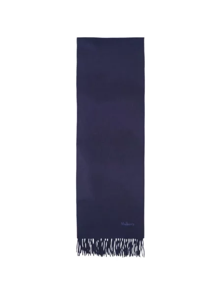 Fular Mulberry cu broderie violet