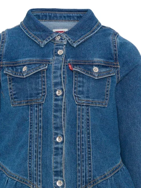 Sukienka dziecięca Levi's niebieska