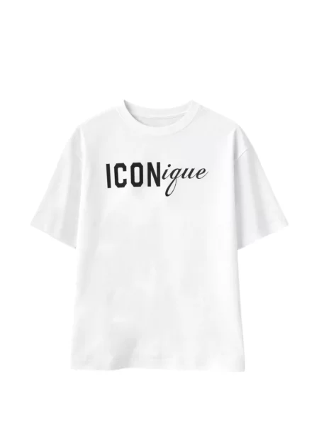 Tricou Dsquared2 cu imagine alb