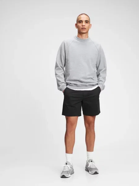 Szorty Gap w kratkę retro czarne