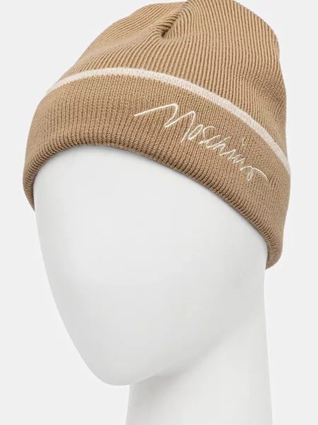 Moschino gyapjú sapka bézs