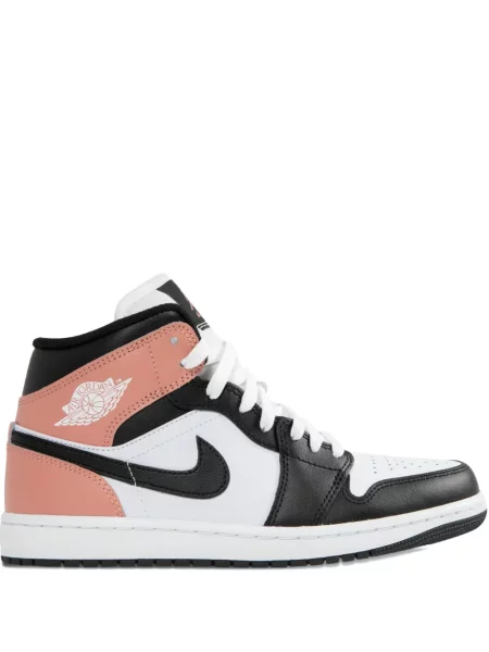 Sneakerși Jordan din piele alb