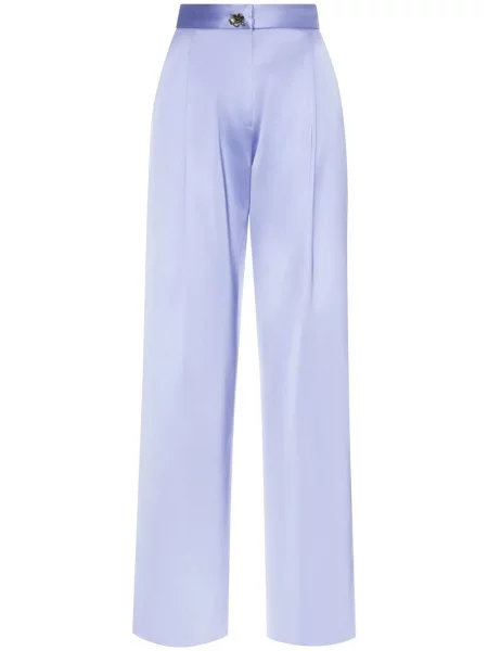 Pantaloni Oscar De La Renta violet