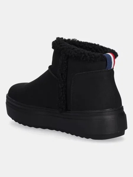 Утепленные ботинки U.s. Polo Assn. на платформе черные
