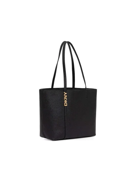 Geanta de piele Dkny negru