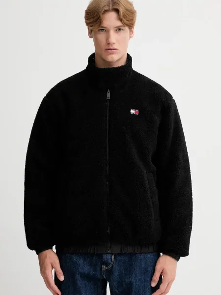 Tommy Jeans kurtka dwustronna zimowa niebieski