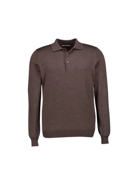 Sweter Gran Sasso do tenisa brązowy