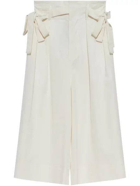Spodnie Fabiana Filippi z kokardką białe
