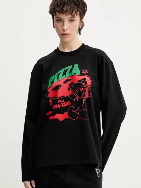 Лонгслів Inbetweeners з принтом чорний