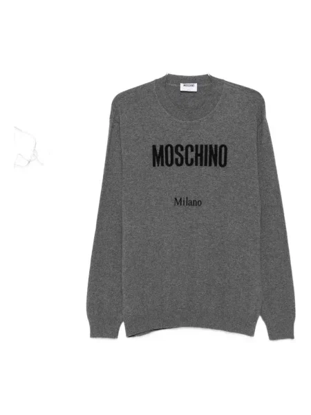 Pulover Moschino cu imagine gri