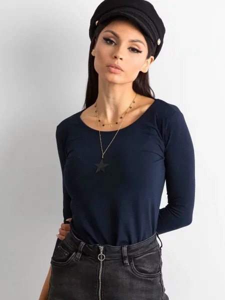 Bluză Fashionhunters albastru