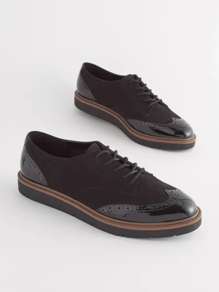 Next Pantofi cu șireturi Forever Comfort' negru
