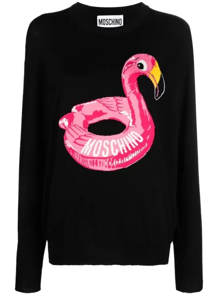 Pulover Moschino tricotate negru