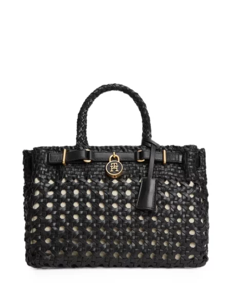 Geantă shopper Tommy Hilfiger negru