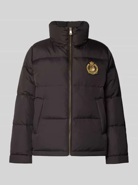 Kurtka pikowana ze stójką Lauren Ralph Lauren czarna
