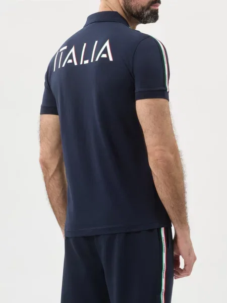 Поло Ea7 Emporio Armani синє