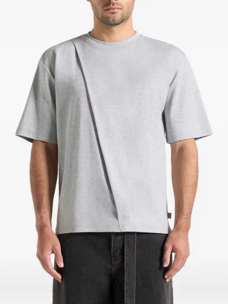 Plisované tričko Manière De Voir šedé