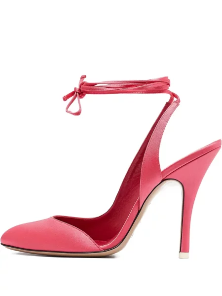 Pantofi cu toc The Attico din satin roz