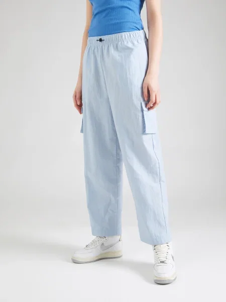 Nike Sportswear Pantaloni cu ESSNTL albastru pastel alb