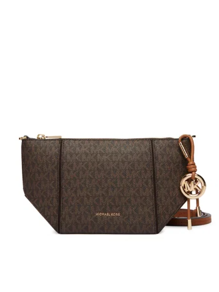 Ročna torba MICHAEL Michael Kors Sm Tz Xbody Écru