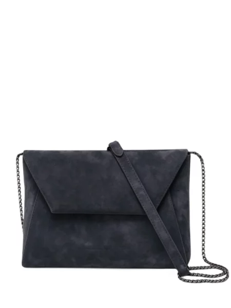 Body Brunello Cucinelli din piele albastru