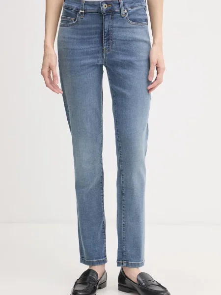 United Colors of Benetton rifle slim fit dámske modrá