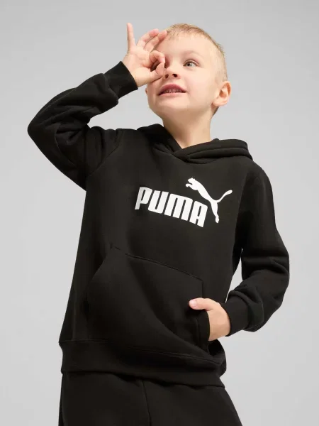Дитяче Худі PUMA Ess No. 1 Logo Hoodie комбінований верх чорний