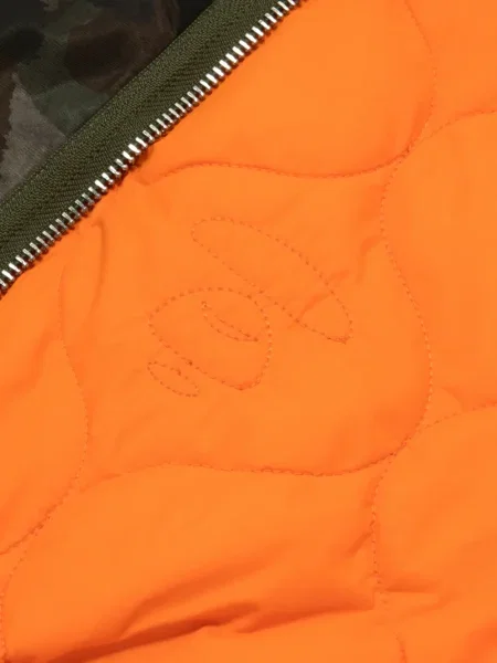 Geacă Aape By A Bathing Ape cu glugă verde