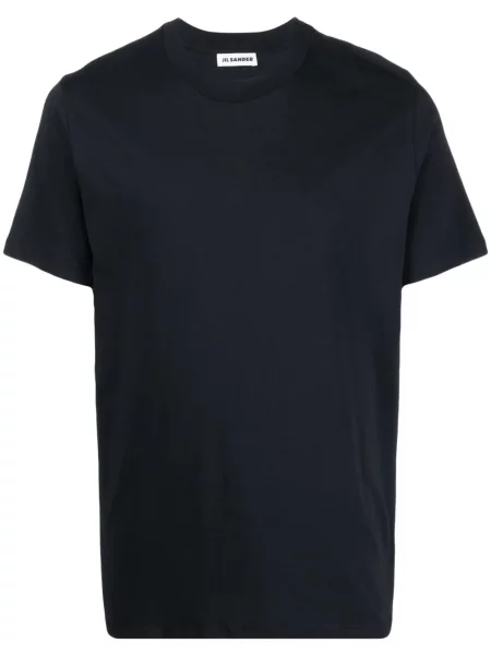 Tricou Jil Sander scurt albastru