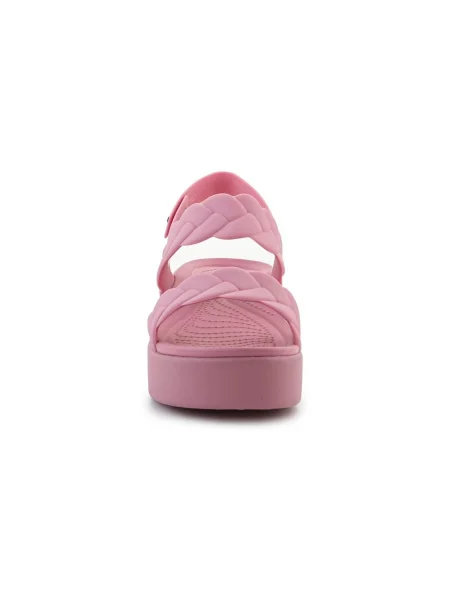 Crocs Sandále Brooklyn svetloružová ružová