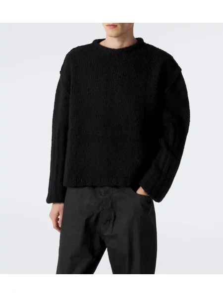 Pulover Rick Owens de mătase negru