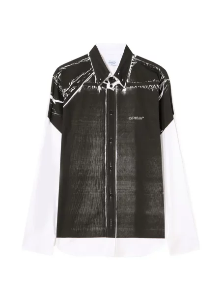 Cămașă Off-white din poplin alb