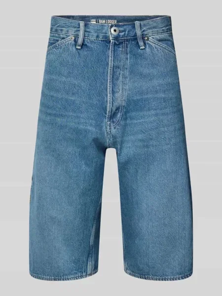 G-Star Raw szorty jeansowe niebieski
