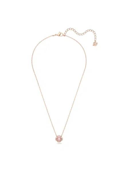 Naszyjnik Swarovski do tańca różowy