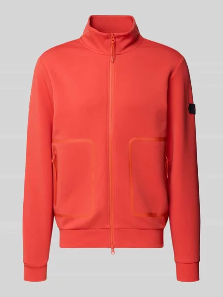 Kurtka w kroju regular fit ze stójką model Scott' Peuterey pomarańczowa