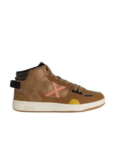 Sneakersy Munich brązowe