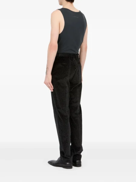 Pantaloni Mm6 Maison Margiela cu imagine negru