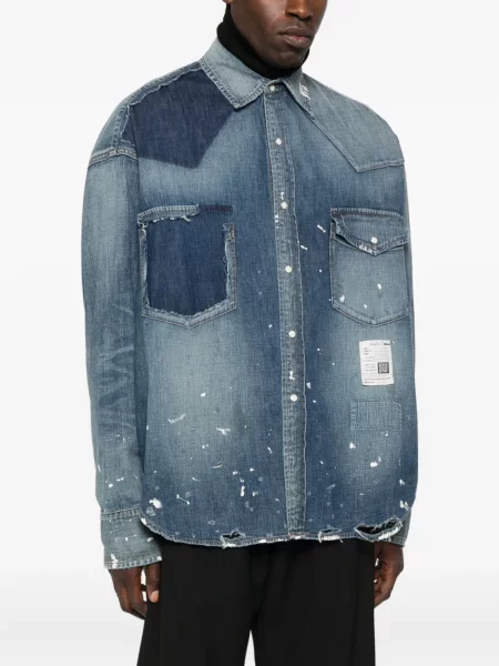 Риза Maison Mihara Yasuhiro синьо