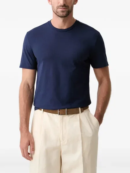 Șapcă Polo Ralph Lauren cu decolteu rotund albastru