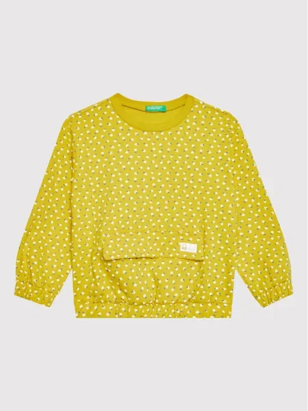 Детский свитшот United Colors Of Benetton зеленый